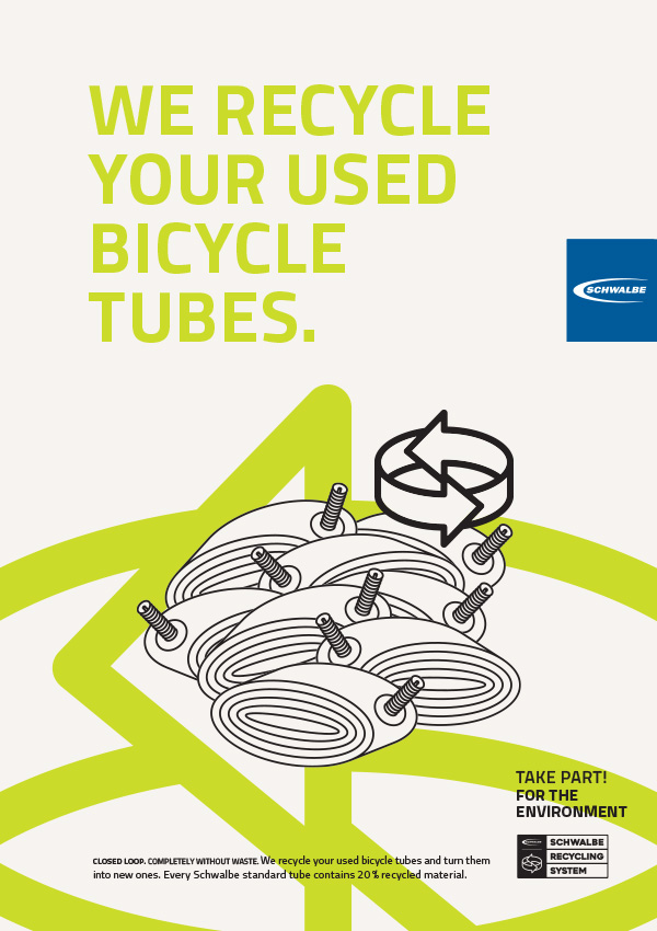 The first US bicycle tube recycling program
