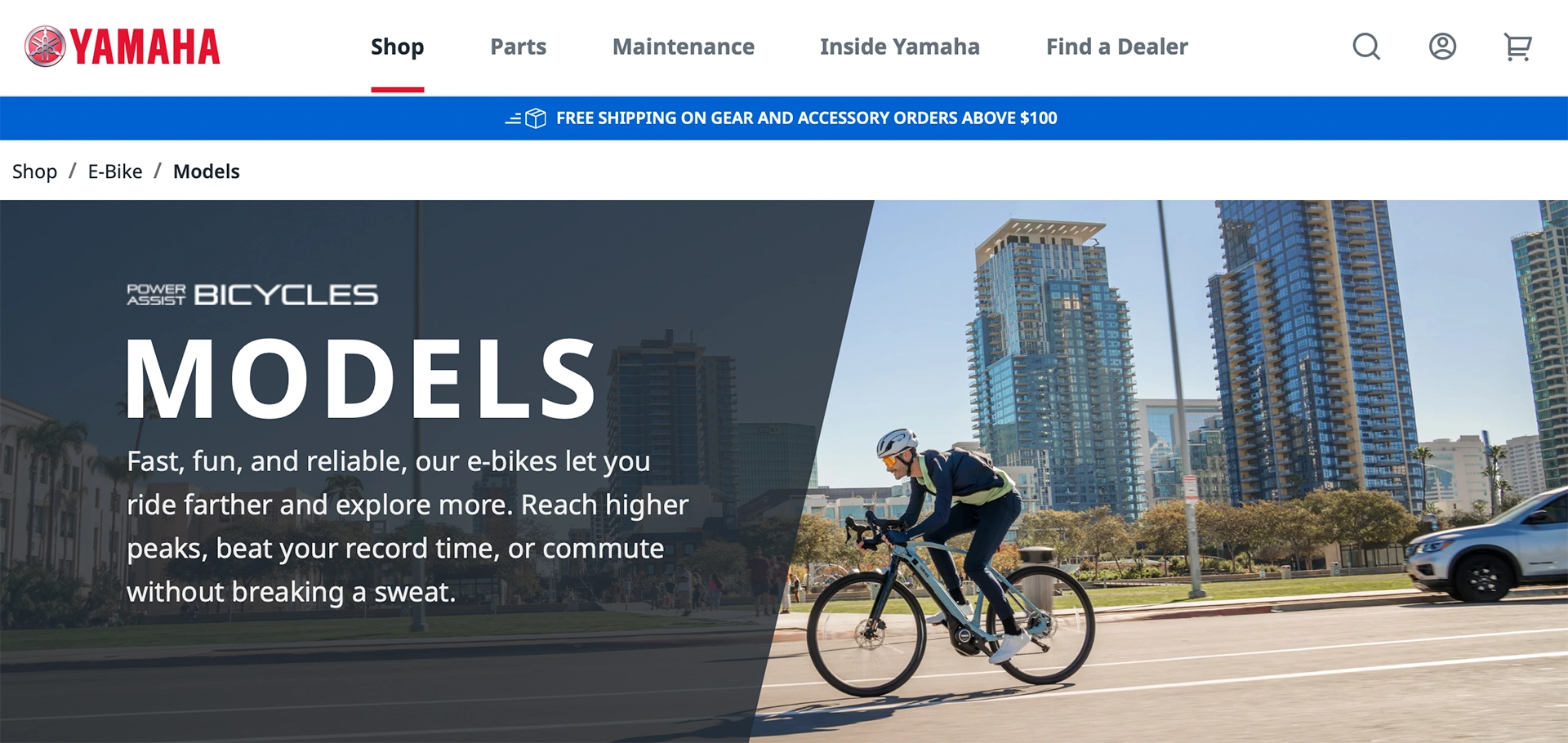 Yamaha Bicycles Launches All-New E-commerce Platform