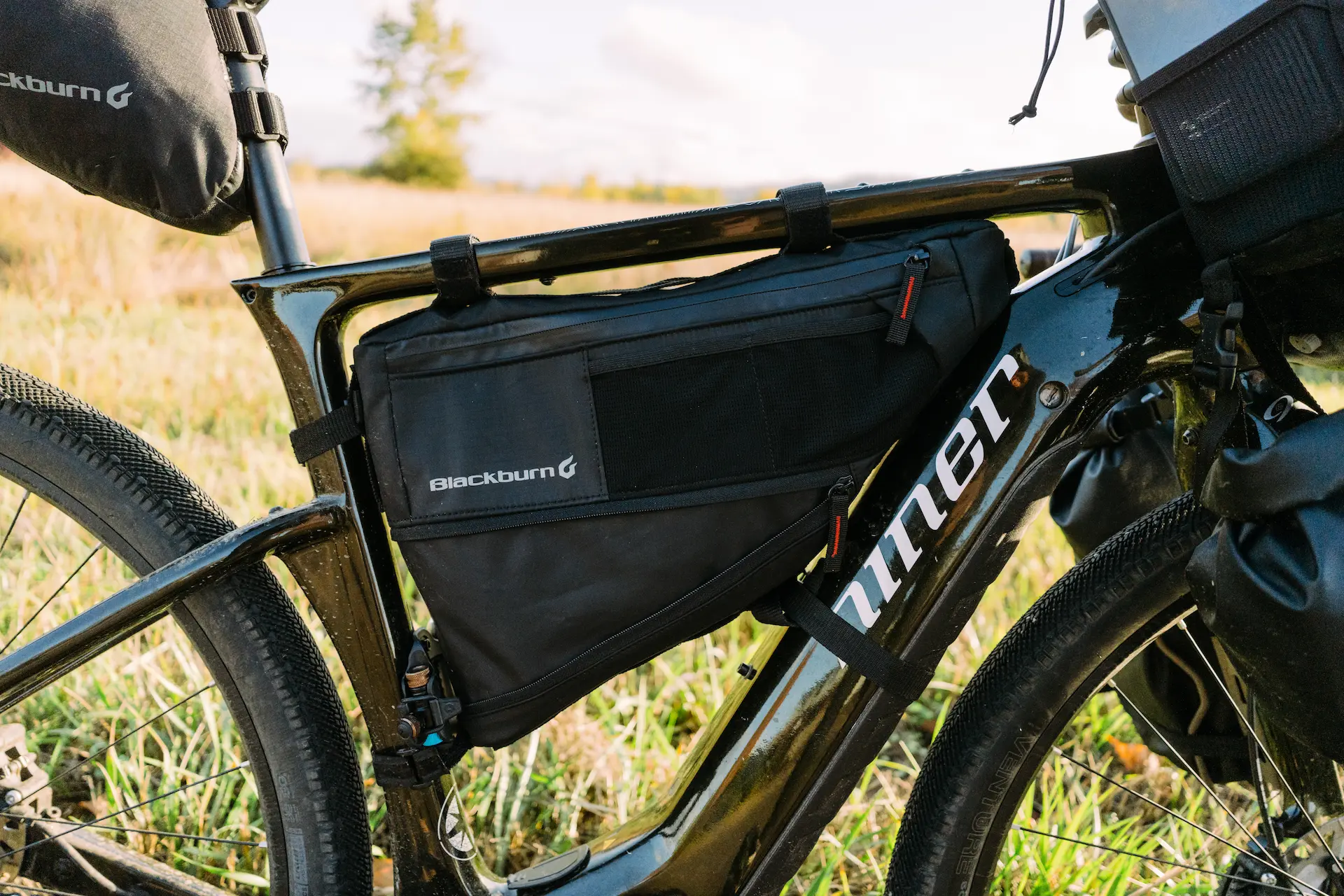 Blackburn Outpost Frame Bag loaded