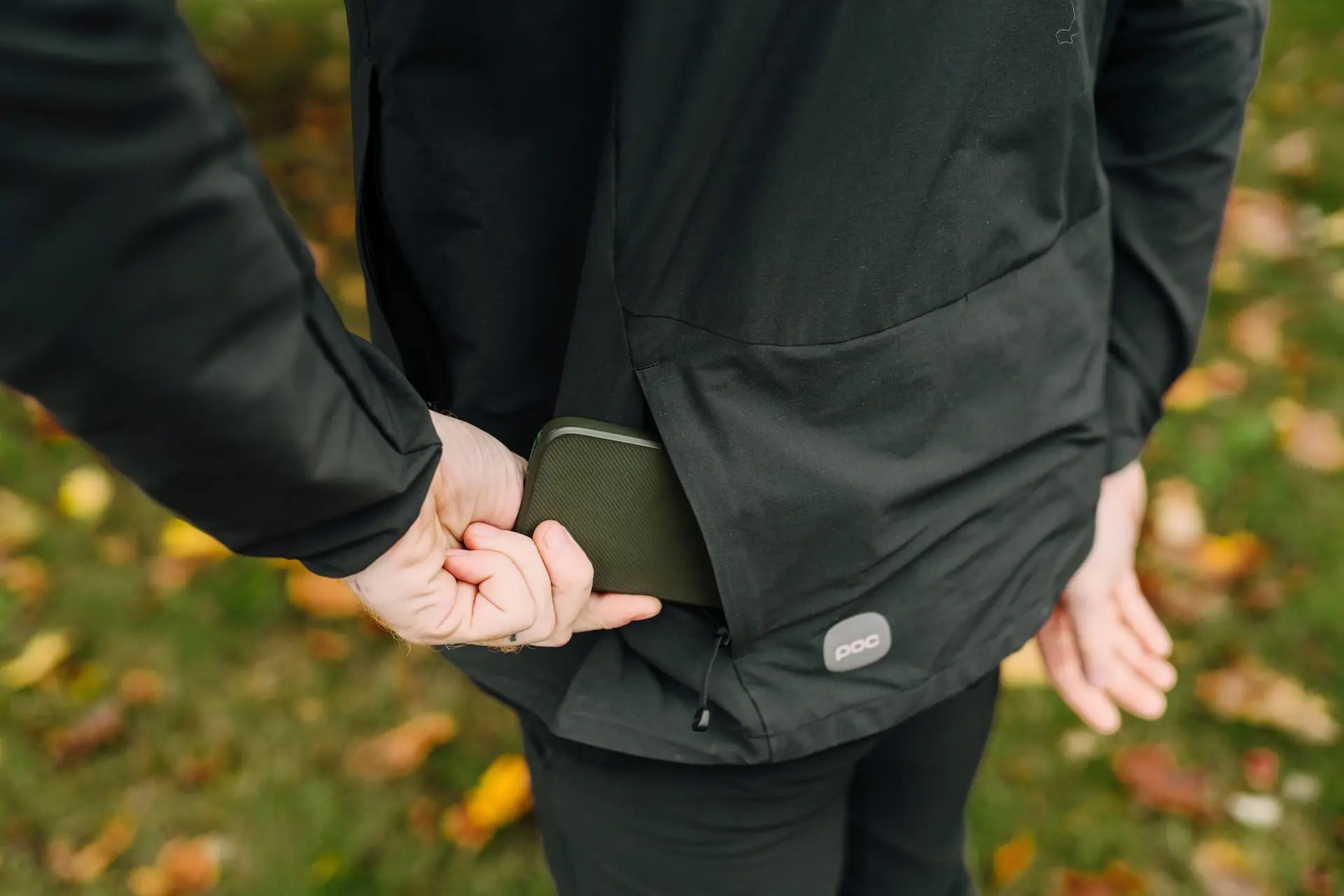 POC Transcend Jacket rear pocket