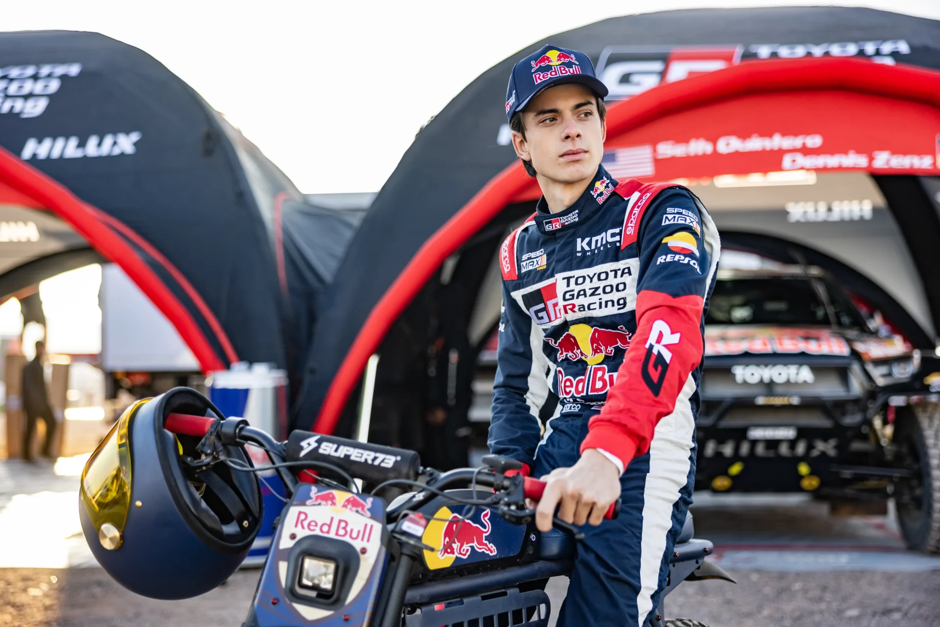 Super73 does the Dakar with Red Bull Racing